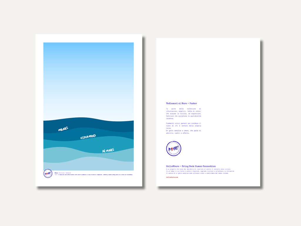 Vediamoci Al Mare - A3 Print