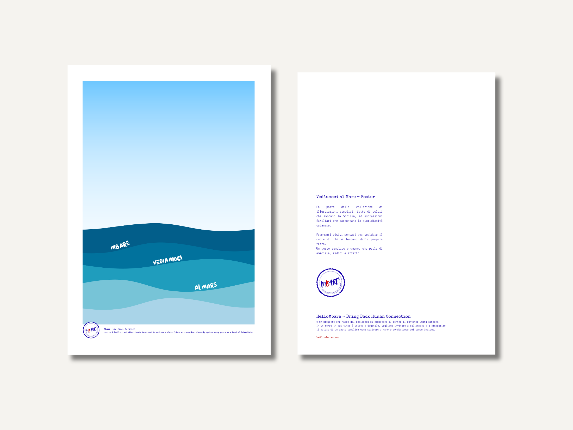 Vediamoci Al Mare - A3 Print