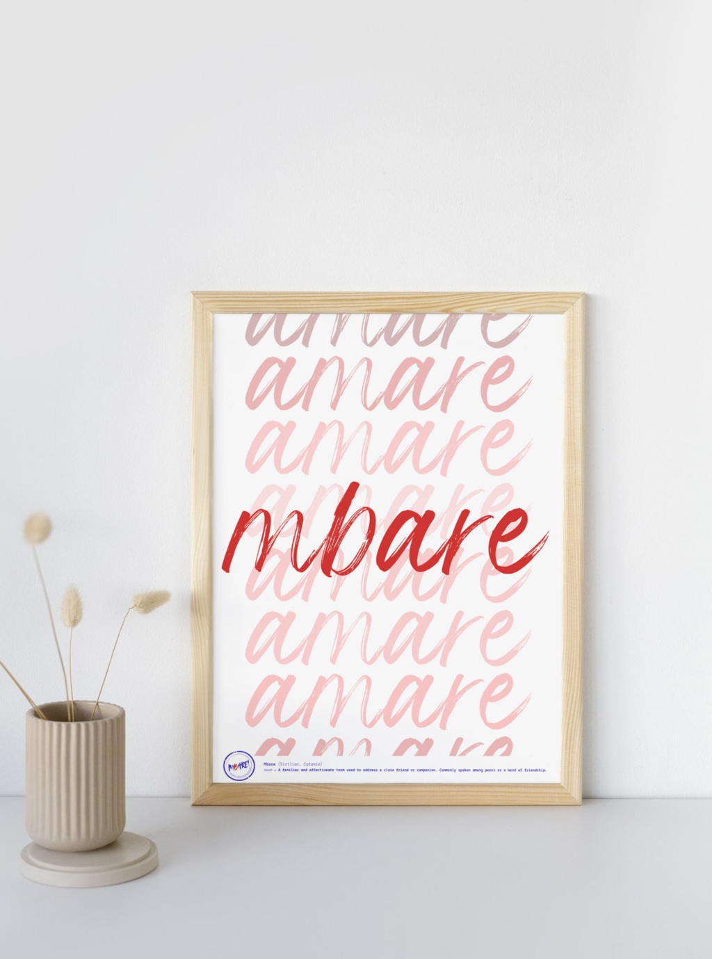 Amare Mbare - A3 Print