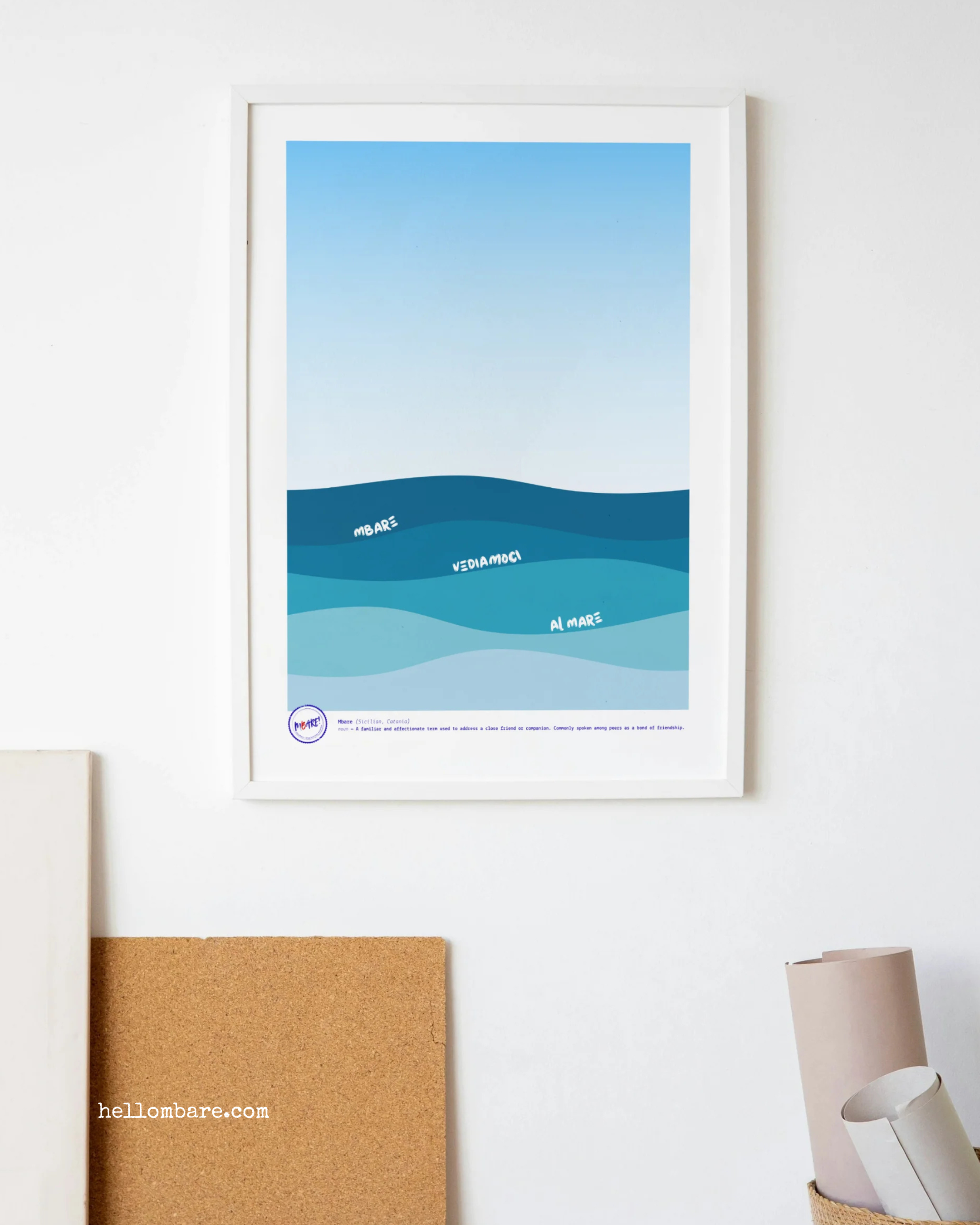 Vediamoci Al Mare - A3 Print